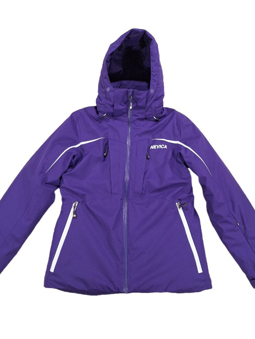 Nevica Womens Ski Jacket Sz 14, Waterproof Breathable 10000 mm Purple Snowboard